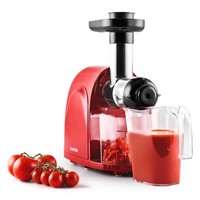 KLARSTEIN EDELSTAHL ENTSAFTER SAFTPRESSE OBSTPRESSE ROT FRUCHTPRESSE 80U/MIN NEU