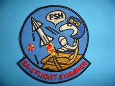 VIETNAM WAR PATCH, USAF SURFACE TO AIR MISSILE SA-2 FLIGHT EXAMINER