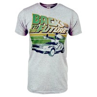 Herren Retro Zurück In Die Zukunft T-Shirt Grau neu offiziell lizenziert