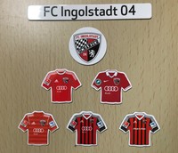 FC Ingolstadt 04 Magnet Trikot verschiedene Saisons Logo Bundesliga Fussball