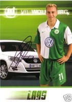 Alexander Laas VFL Wolfsburg 2007-08 TOP AK+43279