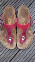 BIRKENSTOCK GIZEH DAMEN ZEHENTRENNER LEDER ANTIK-ROT, Gr. 41 (NORMAL) NEUWERTIG