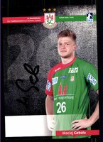 Maciej Gebala SC Magdeburg 2014-15 Original Signiert Handball + A 122948