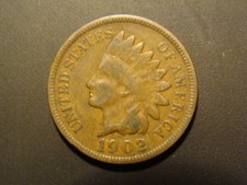 1902 Indian Head Penny Partial Liberty