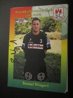 16492 Bennet Wiegert SC Magdeburg Handball original signierte Autogrammkarte