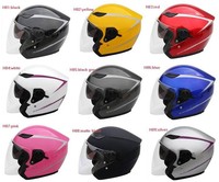 ECE Motorradhelm Rollerhelm Jethelme 9arten Motor Scooter Helm dual Visier M L