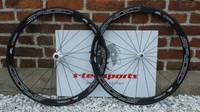 VELTEC SPEED AL Laufradsatz Laufräder schwarz Nabe weiss Road