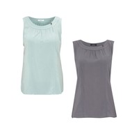 Opus Blusentop mit Knopfverschluss am Ausschnitt Damen NEU