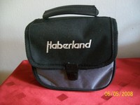 HABERLAND Lenkertasche "Einsteiger-Serie" 2l, schwarz/silber