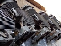 Zylinder und Kolben eines Lycoming TSIO 540 S1 AD