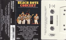 Beach Boys Concert Cassette Tape Surf Rock and Roll Live Sacramento California