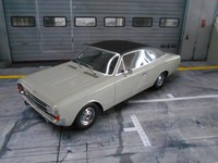 OPEL Rekord C Coupe 1966 grey grau Minichamps S-Preis Resin Minichamps 1:18
