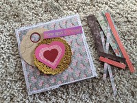 Scrapbooking Set Flip-Flap Album + Goodies, Papier, Pappe, basteln, Scrapbook