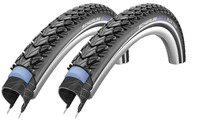 2 x Schwalbe Reifen Marathon Plus Tour 26" 28" Zoll mit Pannenschutz und Reflex