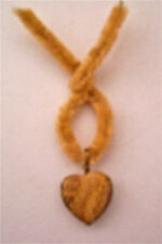 Picture Jasper Heart Pendant Gift Tie ~ Nice!