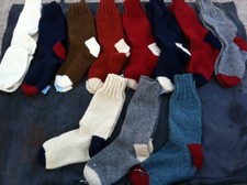 Civil War Socks, U.S. Sanitary Commission Hand Knit 100% Wool Socks