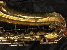 VINTAGE BUESHER ELKHART MODEL ALTO SAX W/CASE