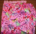Girls Pajama Pants sz 14-16 GIRL CONNECTION Silky,Shiny Pink/Fairies&Wands NEW 
