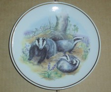 Wildlife Of Britian Collectors Plate Badgers Readers Digest