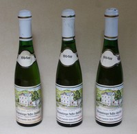 3 Flaschen Wein 0,5 Liter 1964er Brauneberger Juffer Auslese · weißer Verschluss