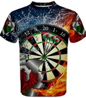 The Greatest Darts Welsh Dragon  Custom T-shirt Ever Made. Don't miss out. 