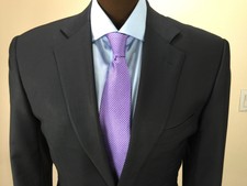 ERMENEGILDO ZEGNA FIT ROMA NAVY BLUE SUIT 40 SHORT 40S 50