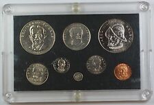 1975 Republic of Panama Mint State Coin Set With 8 Gem Coins One Silver Coin