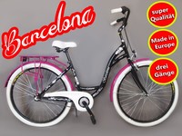 28" ZOLL DAMENFAHRRAD BARCELONA CITYBIKE CITYRAD DAMENRAD SWAN VINTAGE 3 Gänge