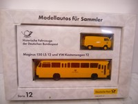 Brekina H0 1:87 Serie 12 Magirus 150 LS 12 und VW Kastenwagen T2