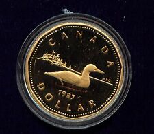 1987 Canada Proof Loon Dollar 1st Year Of Issue (2G462)