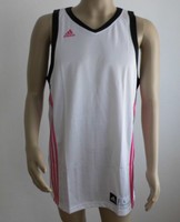 adidas Herren Basketballshirt Sport Shirt Trikot CLIMACOOL Weiß Gr. L NEU