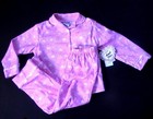 ANGEL FACE Flannel Pjs PAJAMAS Pink Baby Girl Diamonds 3T 4 NWT