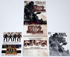 Kiss Psycho Circus Game Promo Store Display + 2x Promo Card Lot 2000 Gene Ace