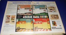 New listing
1956 Westinghouse Fridge 50 combos kitchen Ad /Girls feed Dolphins aircraft ad