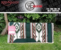 Reinsman Square Pad Westernpad 32"x32" Zoll klassisch mit Muster Dallas Green 