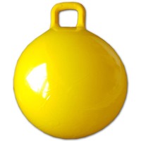 Skippy Ball Hüpfball Gelb mit Griff Sprungball Hopser 50cm bis ca 47kg Neu OVP