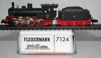 Fleischmann Spur N 7124 Schlepptenderlok BR 53 DRG  OVP (NW2371) 