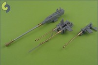 2cm FLAK 38 (x 3) & 3,7cm FLAK M42(43) METAL KANONEN FÜR SCHNELLBOOT S-100 1/35