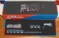 Tekno Brouwer Scania R Topline 8x4 + Goldhofer 3+5achs Tieflader. Neu in OVP