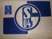 FC Schalke 04 Offizielles Produkt  100x150 cm Fahne Flagge Hissfahne Wetterfest 