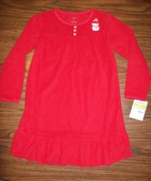 Girls CARTER'S HOLIDAY SNOWMAN Nightgown Pajamas - Size 4 / 5 - NEW NWT MSRP $26
