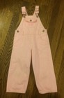 Oshkosh B'gosh 3T Girls Pink Striped Overalls 