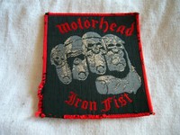 MOTÖRHEAD – very rare old IRON FIST Patch! Sodom,Venom