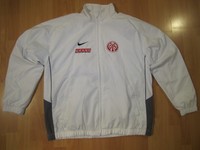 Nike FSV Mainz 05 Jacke Trainings- Sport Jacke Track Top Jacket Fussball Weiß  L