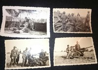 Original Fotos (127) Wehrmacht Geschütz Kannone Flak Ausrüstung 