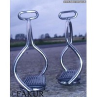 Sicherheitssteigbügel  von Fakur in Silber Islandpferd Isländer Gangpferd