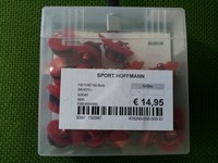 Adidas HG F50 Stud 12x10 mm/8x13 mm Hard Ground red