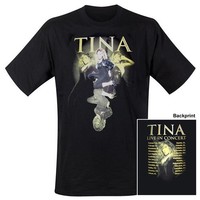 TINA TURNER - SOLID GOLD TOUR - OFFICIAL MENS T SHIRT