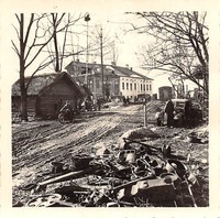 Kradschütze mit Fahrzeugen in Nowo - Lytkino Ostfront