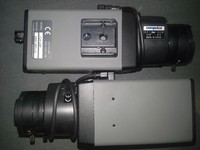 Farbkamera Überwachungskamera Kamera Videoüberwachung GANZ YCH-25P mit Objektiv